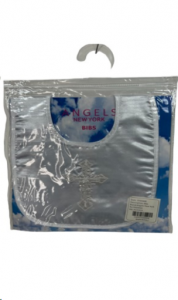 BOY BIBS WITH CROSS (0565608)